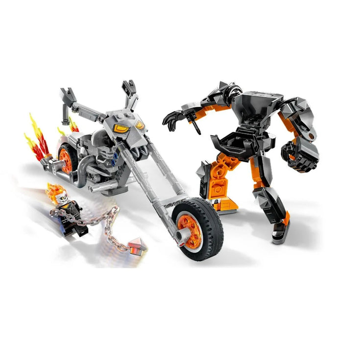 Lego Super Heroes Robot si Motocicleta Calaretul Fantoma 76245