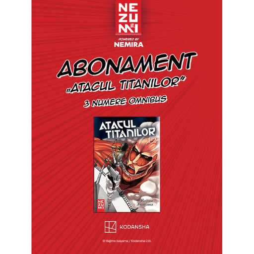 Precomanda Abonament Atacul Titanilor 3 numere Omnibus (vol 1-6) - Red Goblin