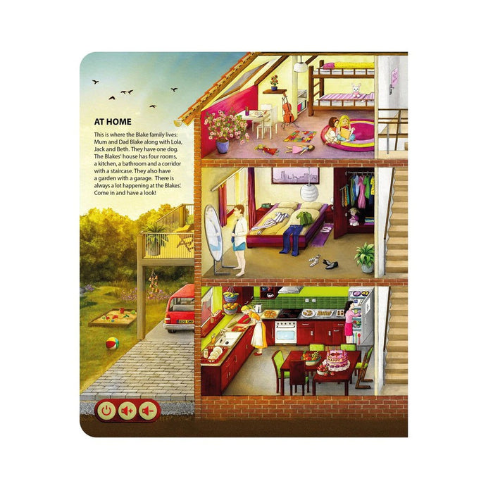 Pachet Raspundel Istetel, creion si carte Engleza si joc, in acelasi loc