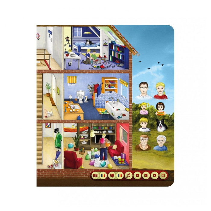 Pachet Raspundel Istetel, creion si carte Engleza si joc, in acelasi loc