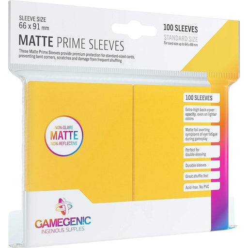 Sleeve-uri Gamegenic - Matte Prime (100 Bucati) - Red Goblin