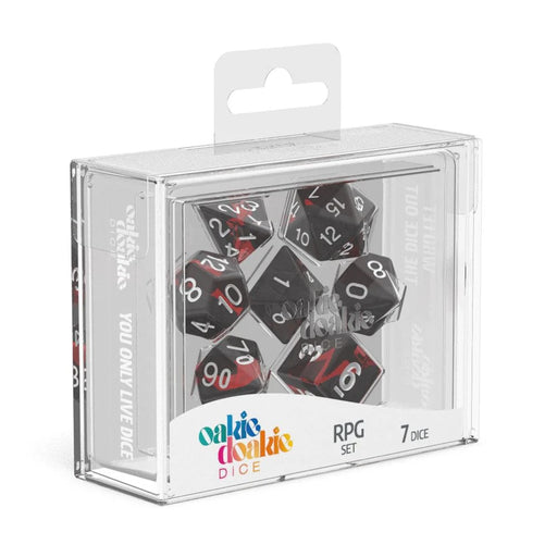 Set Zaruri Oakie Doakie Dice RPG Set Enclave (7) - Red Goblin