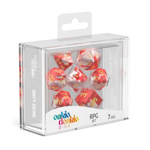 Set Zaruri Oakie Doakie Dice RPG Set Gemidice (7) - Red Goblin