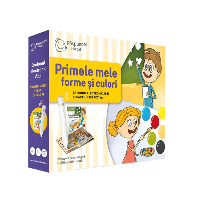 Pachet Raspundel Istetel - Creion si Carte Primele Mele Forme si Culori (editie noua)