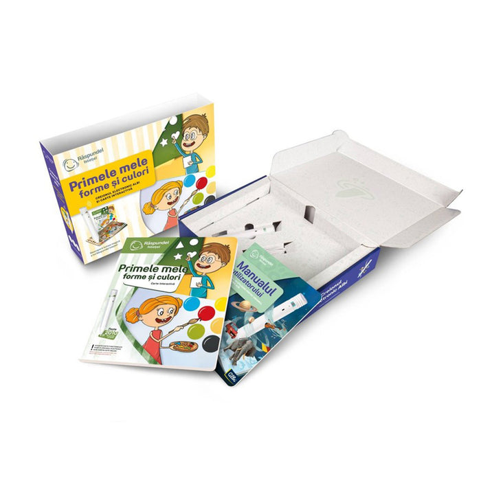 Pachet Raspundel Istetel - Creion si Carte Primele Mele Forme si Culori (editie noua)