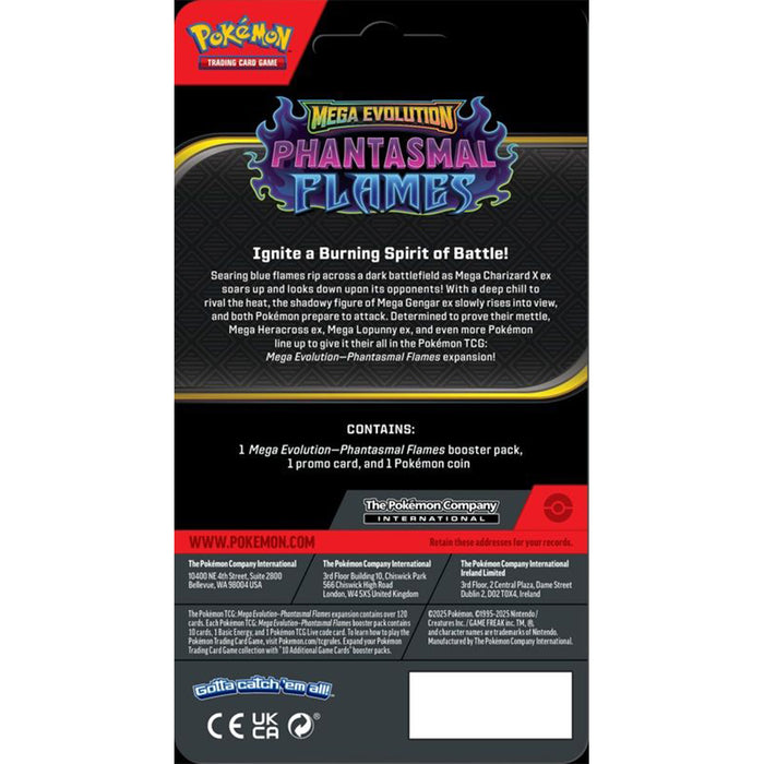 Pokemon TCG - Phantasmal Flames Checklane Blister - Whimsicott