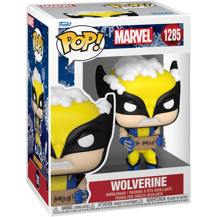 Figurina Funko POP Marvel Holiday - Wolverine with Sign - Red Goblin