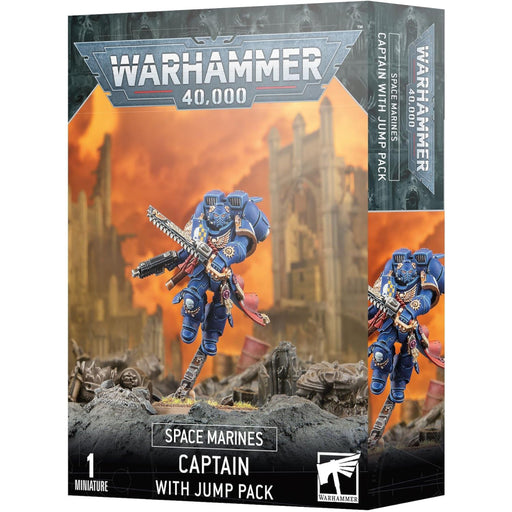 Warhammer 40.000 - Space Marines Captain with Jump Pack - Red Goblin