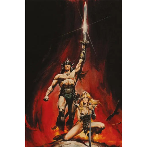 Conan Barbarian 01 Cvr I Foil Movie Novel Replica Virgin - Red Goblin