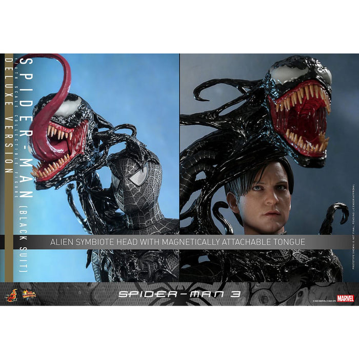 Precomanda Figurina Articulata Spider-Man 3 Movie Masterpiece 1/6 Spider-Man (Black Suit) (Deluxe Version) 30 cm