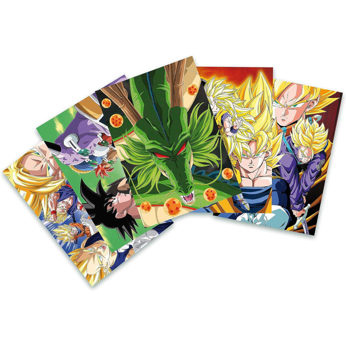 Set Cadou Dragon Ball - Cana 320ml + Figurina Acrilica + Postcards Goku