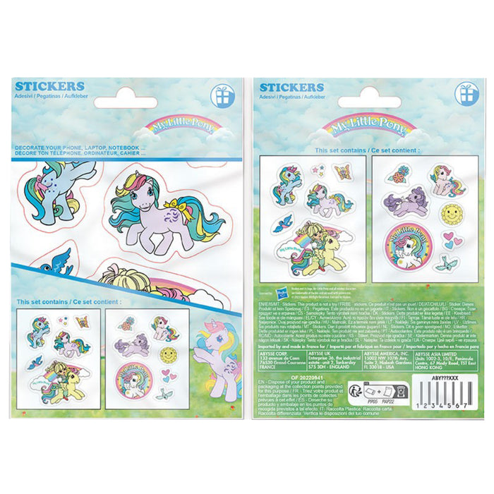Stickere My Little Pony - 16x11cm/ 2 sheets – Pony World