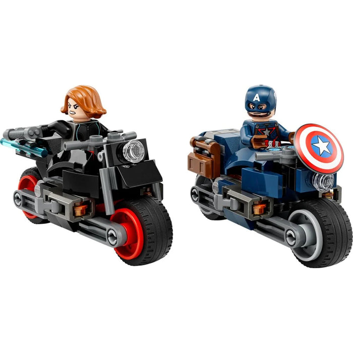 Lego Super Heroes Motocicletele lui Black Widow si Captain America 76260