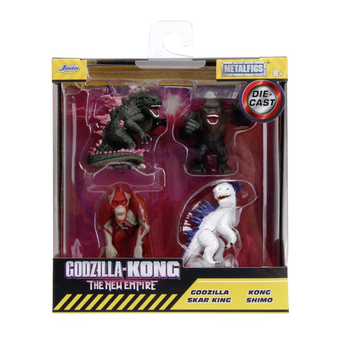 Set 4 Figurine Metalice Jada Godzilla 6.5 cm