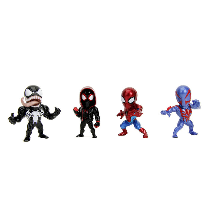 Set 4 Figurine Metalice Jada Marvel Spider Man 6.5 cm