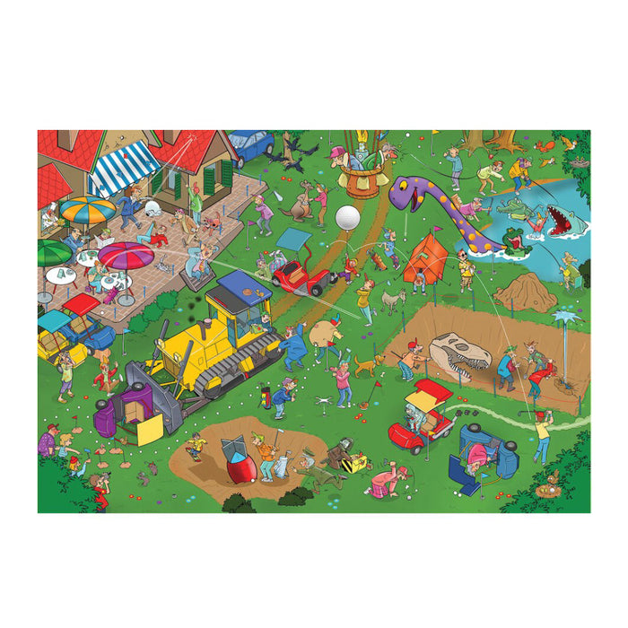 Puzzle Cauta si Gaseste - La Golf, 1000 piese