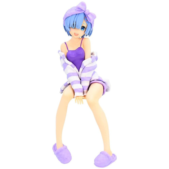 Figurina Re:Zero Noodle Stopper PVC Rem Room Wear Purple Color Ver 14 cm