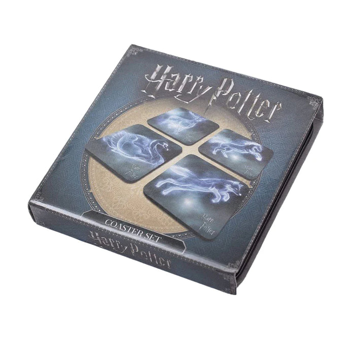 Set 4 Suporturi Pahare Harry Potter Patronus