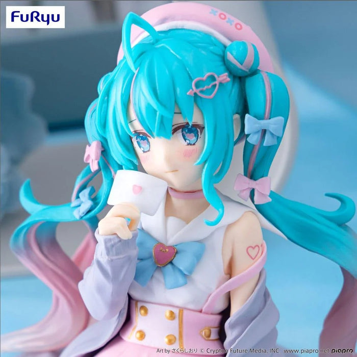 Figurina Hatsune Miku Noodle Stopper PVC Love Sailor Grey Color Ver 13 cm