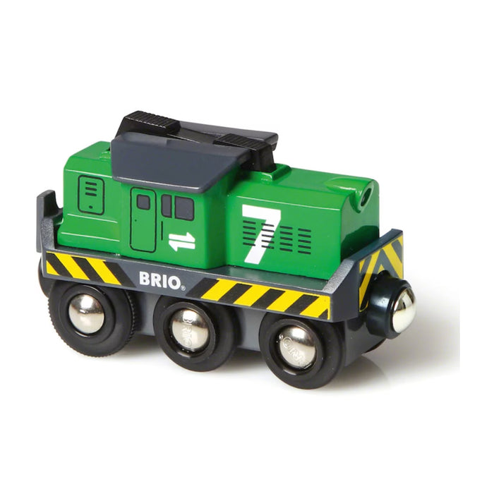 BRIO2148 - Locomotiva marfar cu baterii