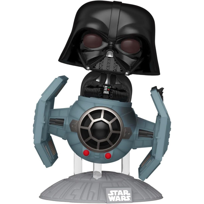 Figurina Funko POP Rides DLX SWD - TIE Advanced x1 with Vader