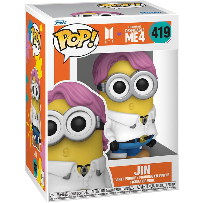 Figurina Funko POP Rocks Minions x BTS - Jin