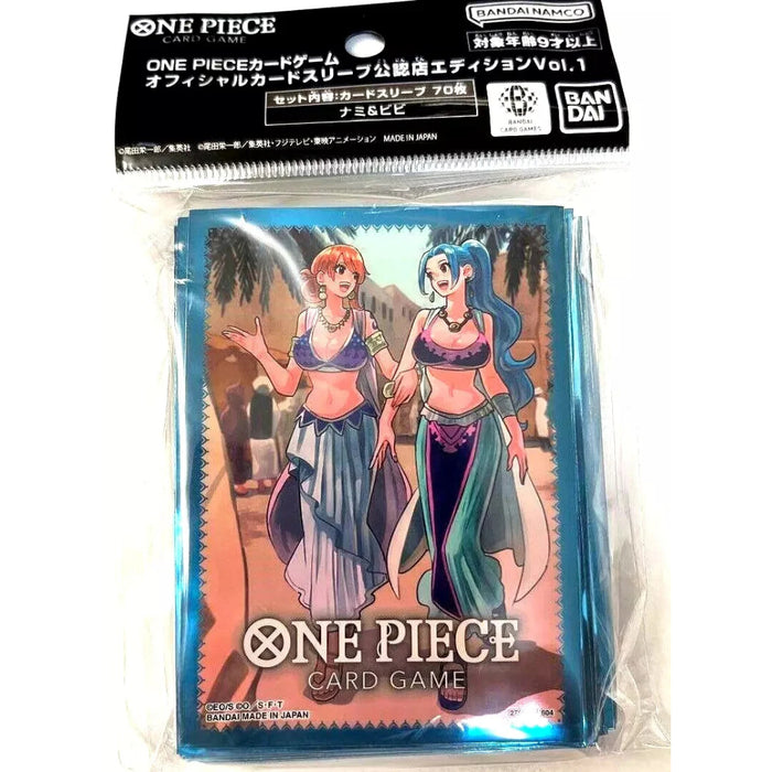 One Piece Card Game - Official Card Sleeve Authorized Store Edition Vol.1 - Nami & Vivi