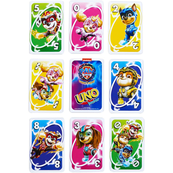 Paw Patrol The Mighty Movie Card Game UNO Junior