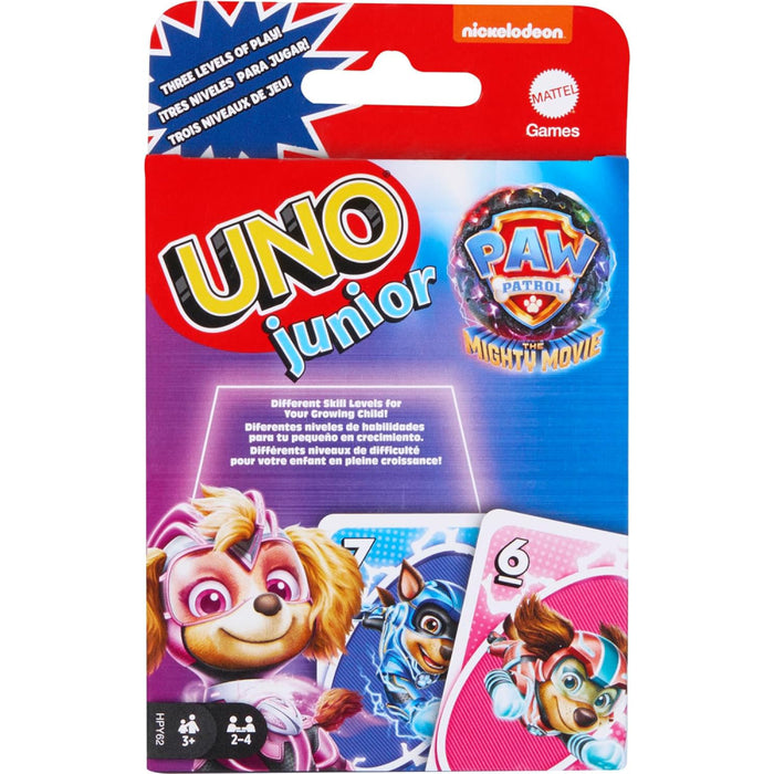 Paw Patrol The Mighty Movie Card Game UNO Junior