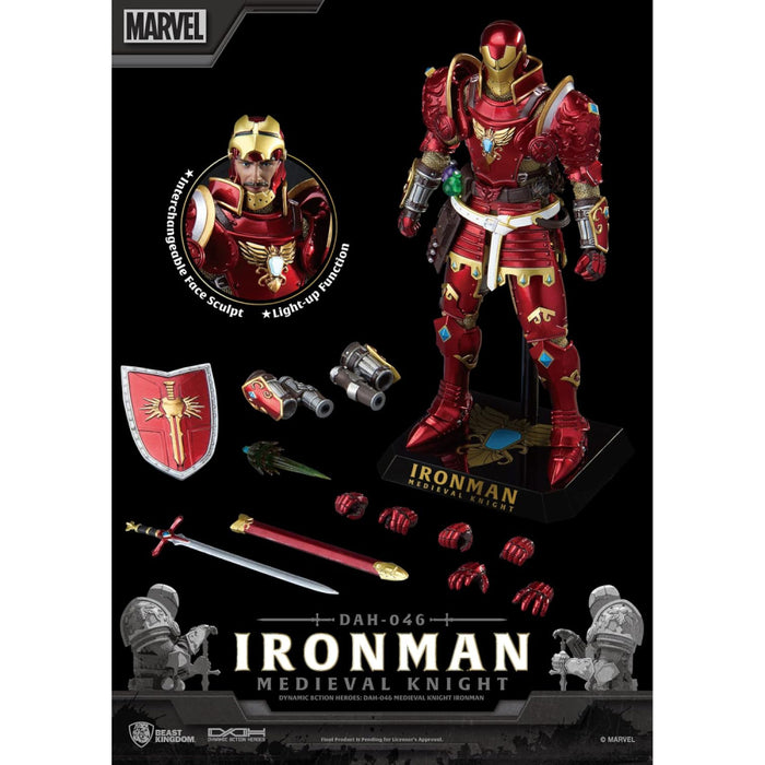 Figurina Articulata Marvel Iron Man Medieval Knight Dynamic