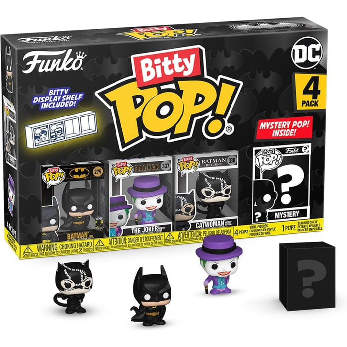 Set 4 Mini Figurine Funko Bitty Pop Batman 85th - Batman