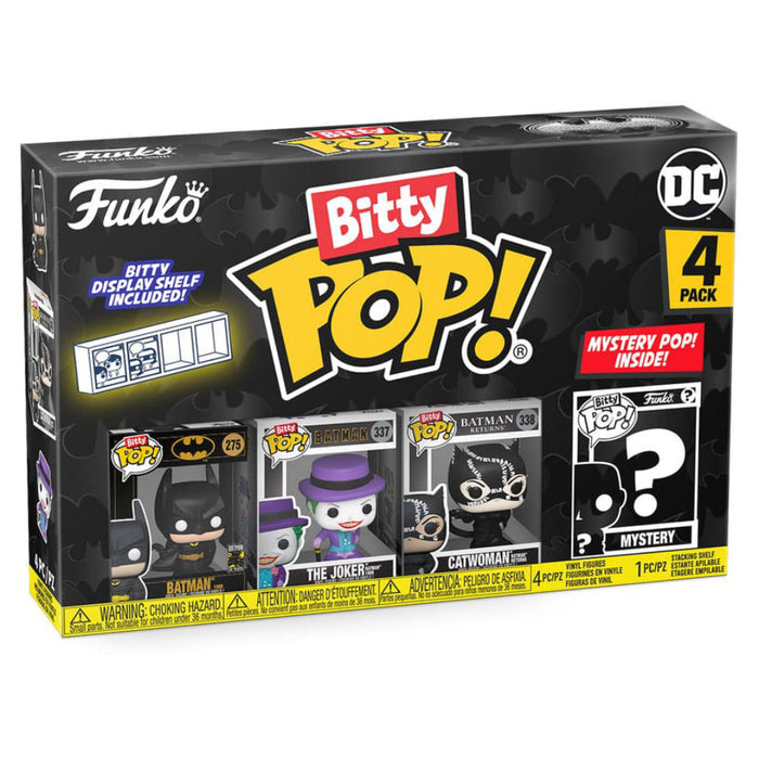 Set 4 Mini Figurine Funko Bitty Pop Batman 85th - Batman