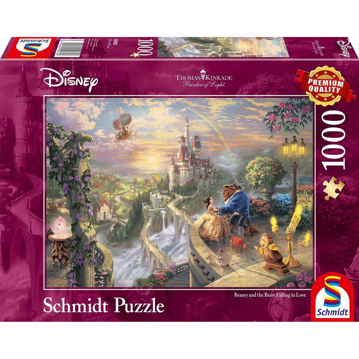 Puzzle Thomas Kinkade - Disney - The Beauty and The Beast 1000