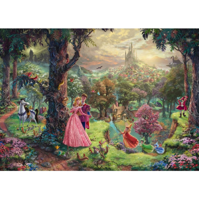 Puzzle Thomas Kinkade - Disney - Lin4749 - Frumoasa din Padurea Adormita 1000
