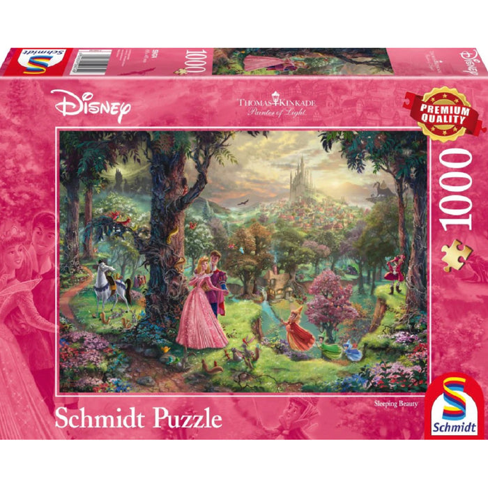 Puzzle Thomas Kinkade - Disney - Lin4749 - Frumoasa din Padurea Adormita 1000