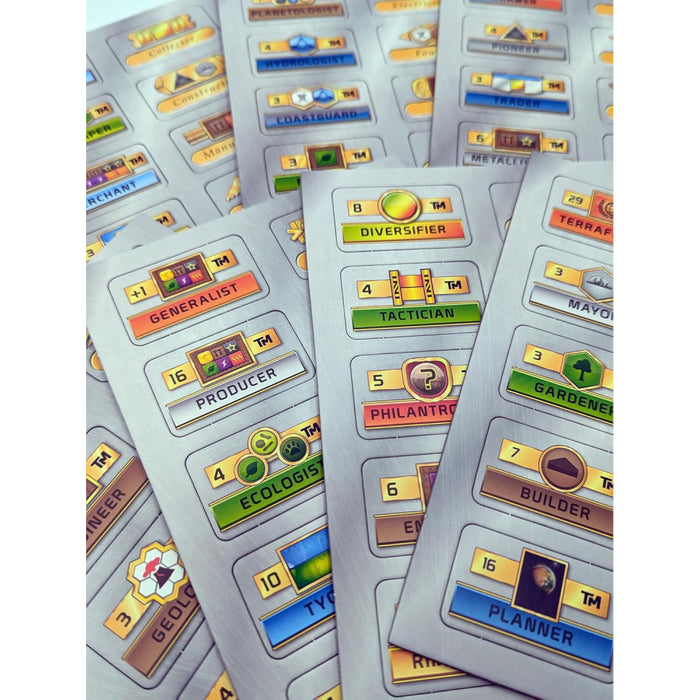 Terraforming Mars - Milestones and Awards