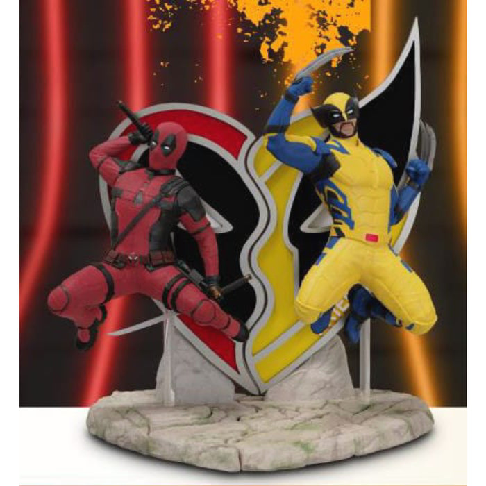 Figurina Deadpool 3 D-Stage PVC Diorama Wolverine 16 cm