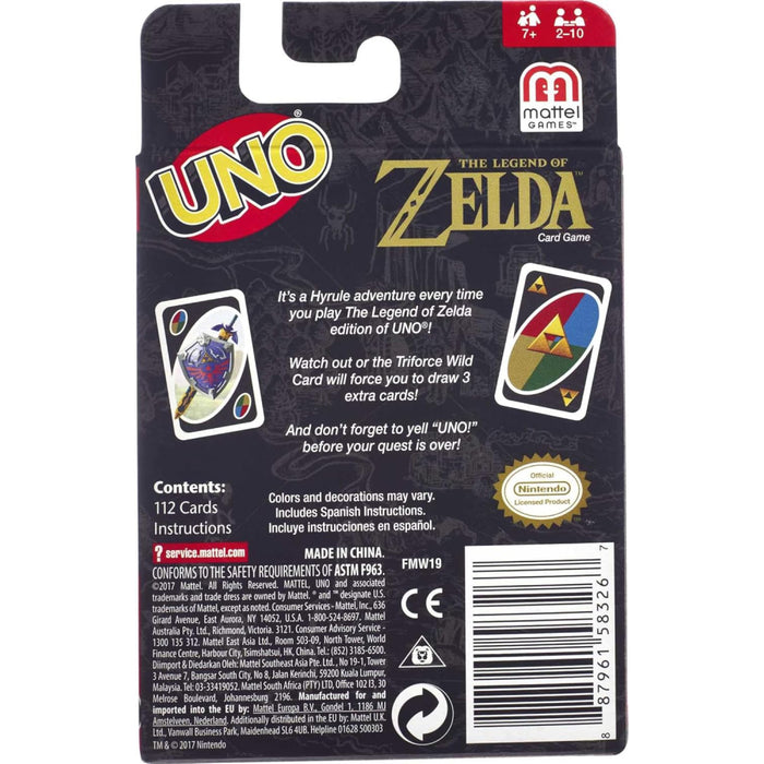 The Legend of Zelda UNO Card Game European Exclusive