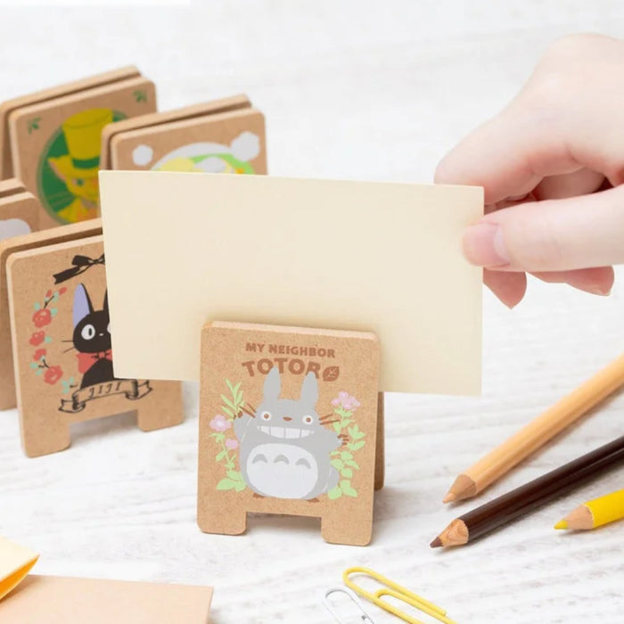 Suport din lemn cu clema Grey Totoro - My Neighbor Totoro