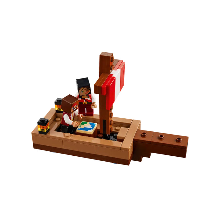 Lego Minecraft - Calatorie pe corabia de pirati (21259)