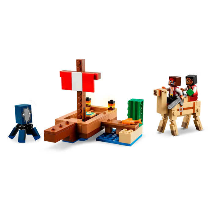 Lego Minecraft - Calatorie pe corabia de pirati (21259)