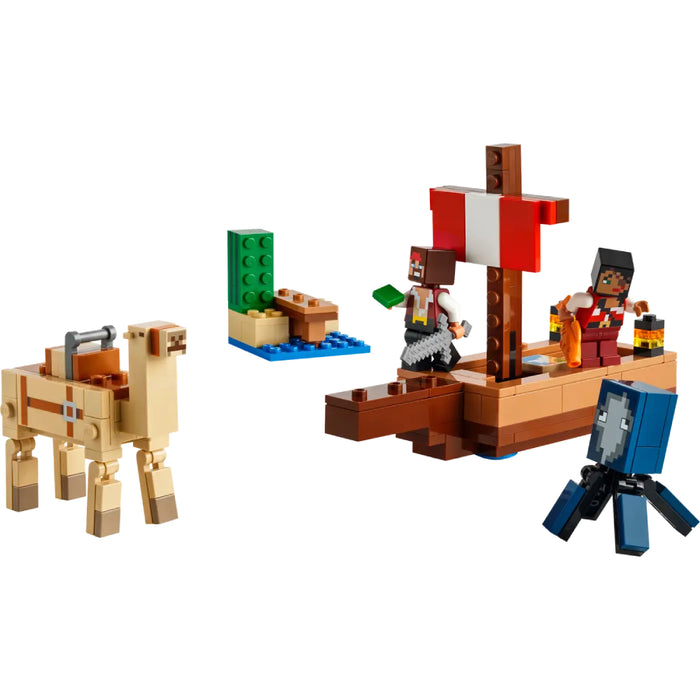 Lego Minecraft - Calatorie pe corabia de pirati (21259)