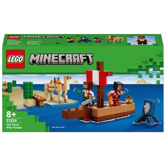 Lego Minecraft - Calatorie pe corabia de pirati (21259)