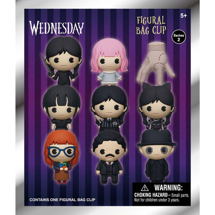 Mini Figurina cu Clips 3D Wednesday Series 2