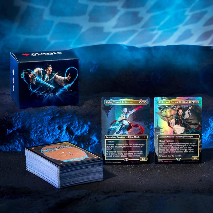 Magic the Gathering - Tarkir - Dragonstorm Commander - Jeskai Striker (Blue-Red-White)