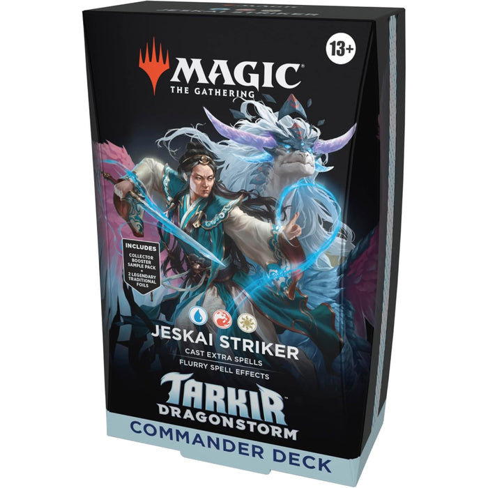 Magic the Gathering - Tarkir - Dragonstorm Commander - Jeskai Striker (Blue-Red-White)