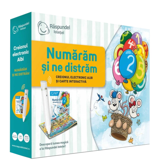 Pachet Raspundel Istetel, creion si carte Numaram si ne distram