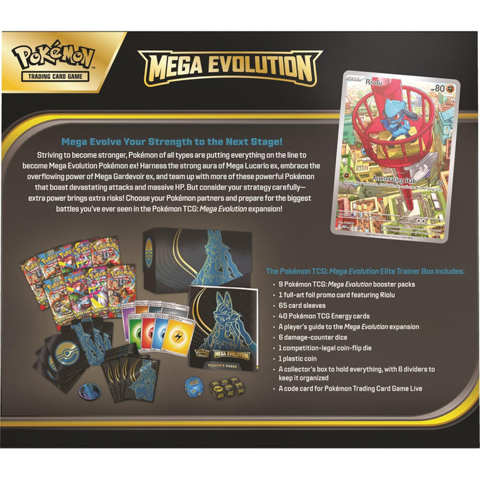 Pokemon TCG - Mega Evolution 01 - Elite Trainer Box - Riolu