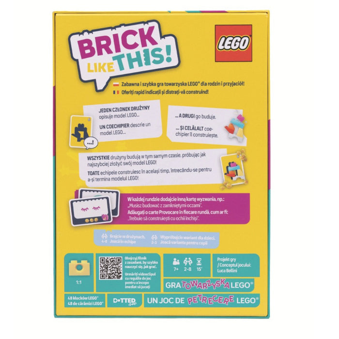 Joc LEGO Brick Like This!, limba romana
