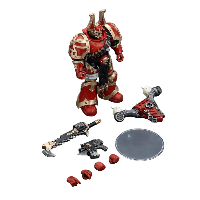 Figurina Articulata Warhammer 40k 1/18 - World Eaters Khorne Berzerker 2 13 cm